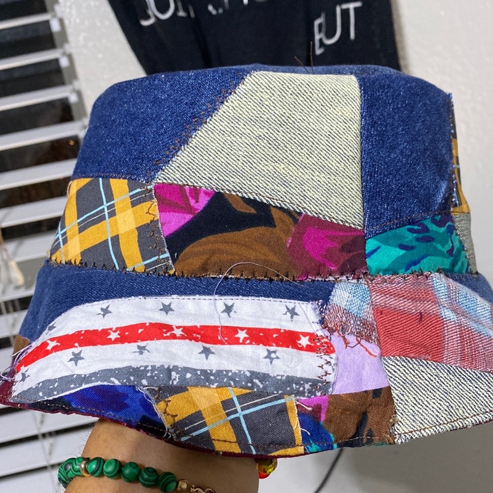 Patchwork Bucket Hat - image 2